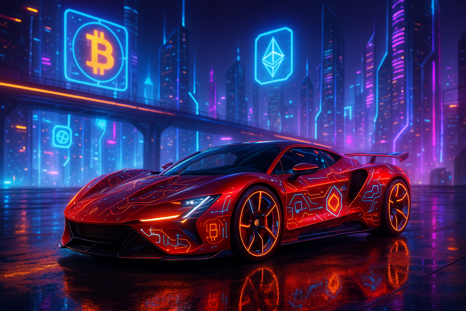 Luxury supercar collection